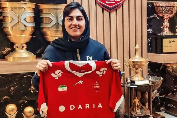 زهرا قنبری: یک بازیکن حرفهای هستم، پرسپولیس شرایط خوبی برای من فراهم کرد