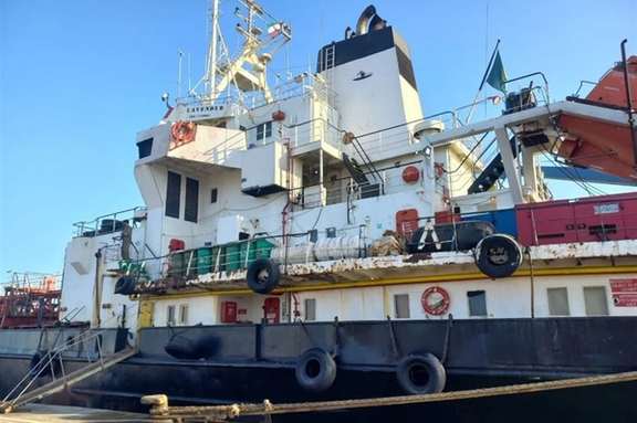 The photo of the seized tanker released by Iran’s state media on January 28, 2024