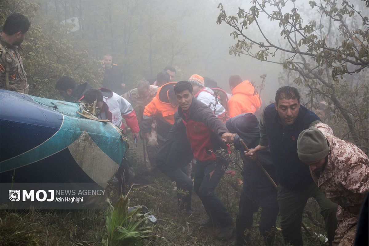 گزارش نهایی ستاد کل نیروهای مسلح: شرایط پیچیده جوی علت سقوط بالگرد رئیسی بود