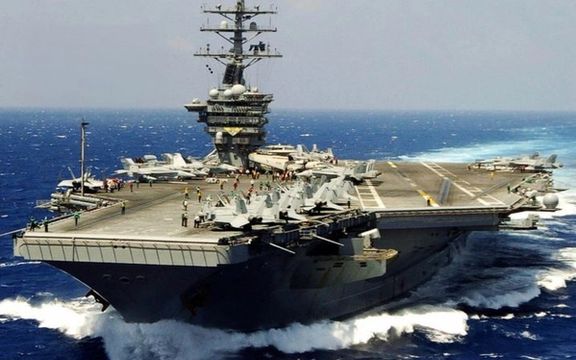 حوثیهای یمن ناو هواپیمابر آیزنهاور آمریکا را در دریای سرخ هدف قرار دادند
