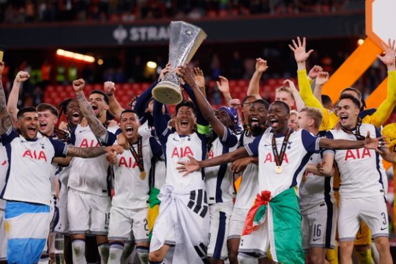 عذرخواهی یوفا از تاتنهام: مایه تاسف است که مدال کافی روی سکو نداشتیم