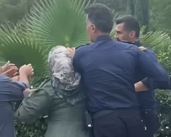 Security guards clash with visitors in northern Iran over compulsory hijab