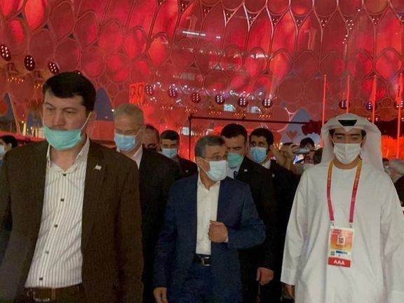 Mahmoud Ahmadinejad at the Dubai Expo 2021