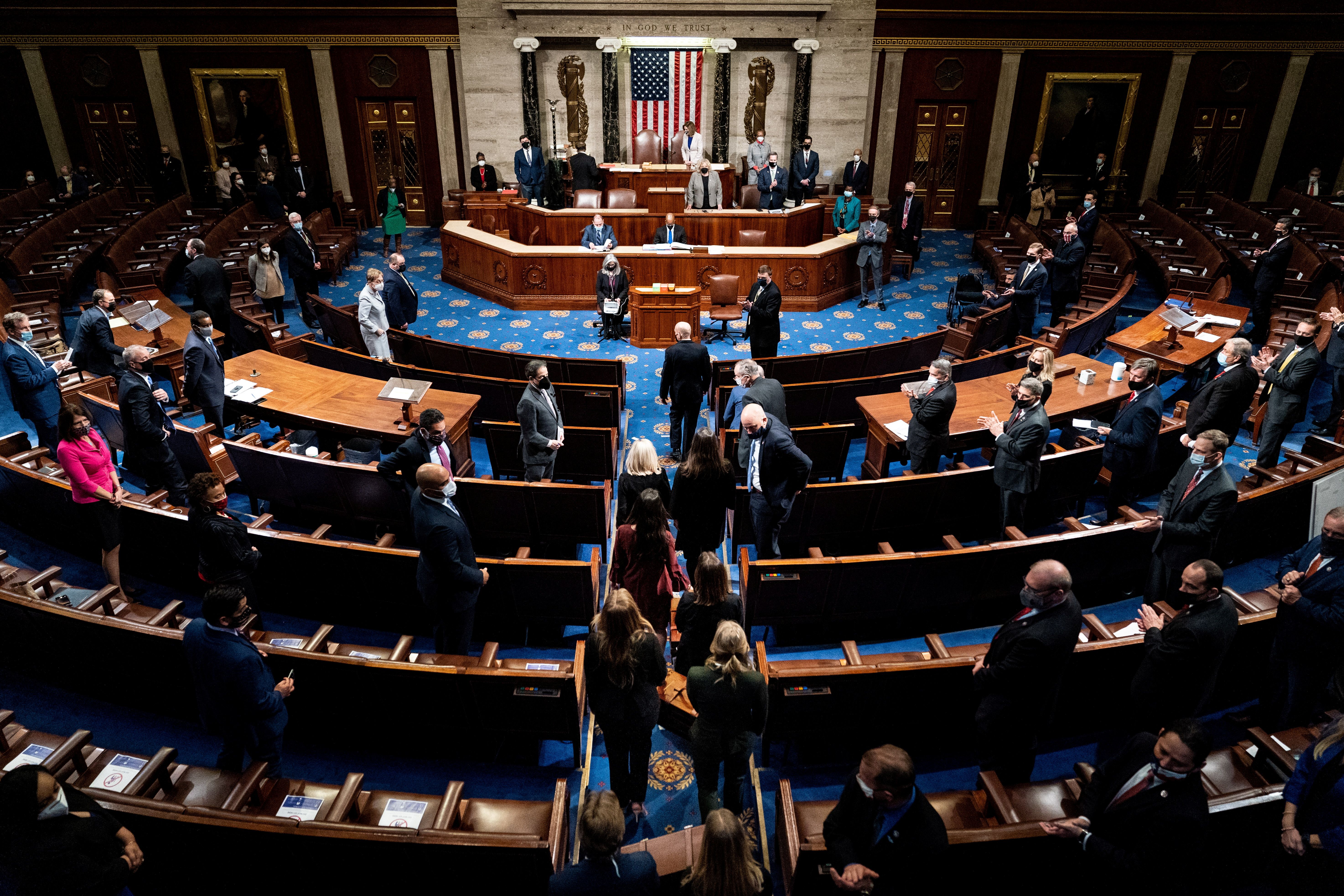 A Joint session of Congress on Capitol Hill in Washington, US, January 6, 2022