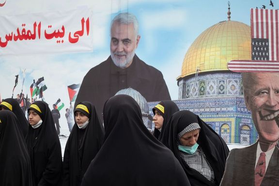 Quds Day government organized rally in Tehran. April 29, 2022