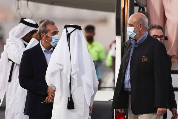 American hostages arriving in Qatar on September 18, 2023