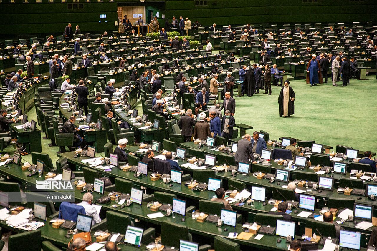 A session of the Iranian parliament on December 31, 2023