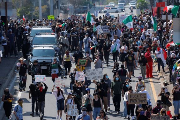 ۲۲ فرماندار دموکرات آمریکا تصمیم ترامپ برای اعزام گارد ملی به لسآنجلس را محکوم کردند