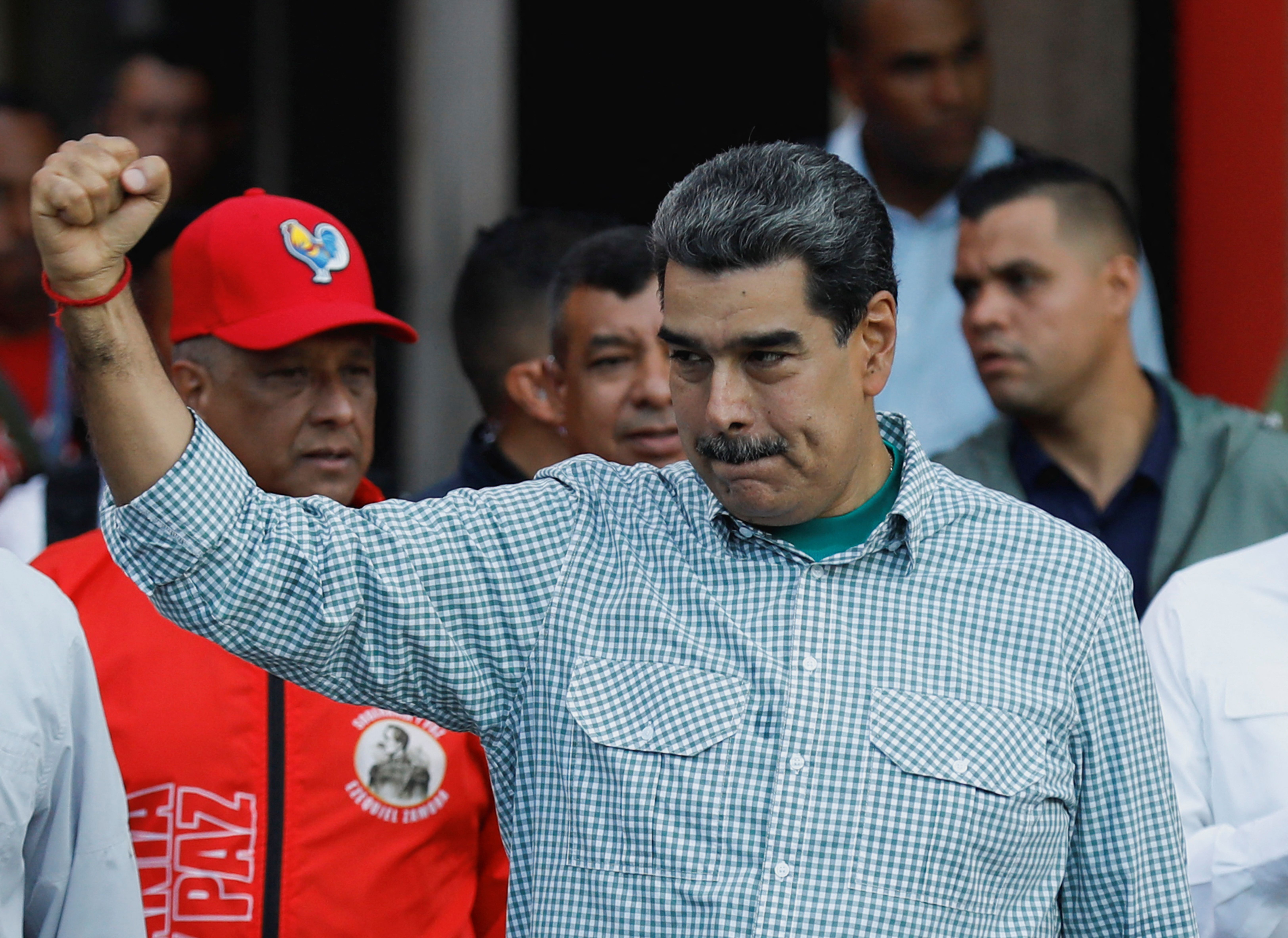 نیکولاس مادورو، رییس‌جمهوری کنونی ونزوئلا که به تقلب در انتخابات متهم شده