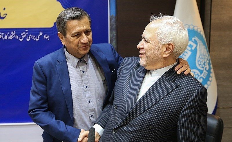 محمدجواد ظریف و ناصر همتی