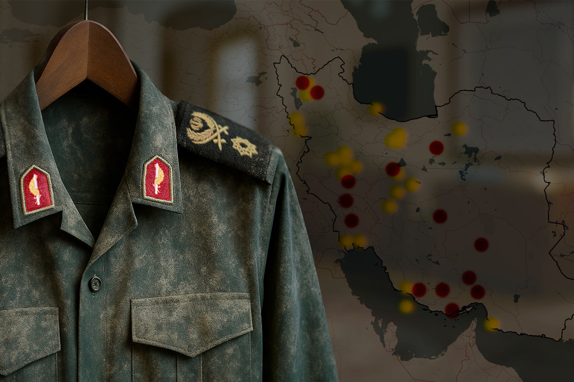 نقشه تعاملی اهداف اسرائیل در جنگ ۱۲ روزه