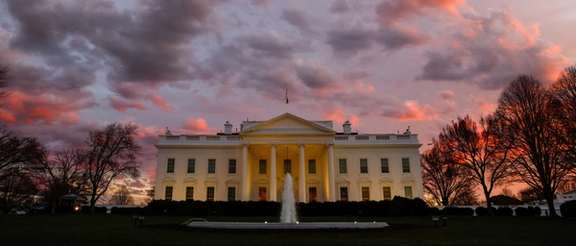 A view of the White House in Washington, US, January 26, 2024