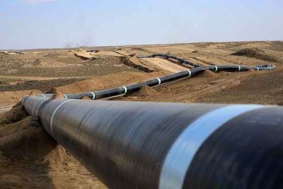 Pipeline carrying Iranian gas to Turkey.