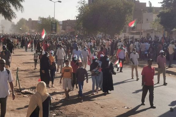 مردم سودان در اعتراض به تداوم حکومت کودتا تظاهرات کردند