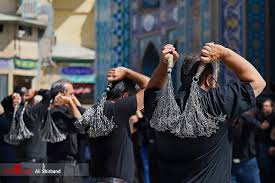 In Ashura ceremony men beat themselves with chains to feel pain as those who were killed in Karbala.