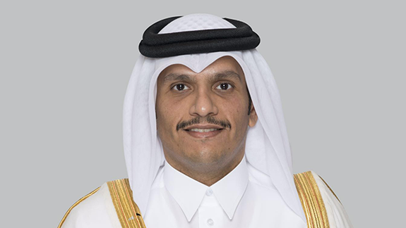Qatar's foreign minister, Foreign Sheikh Mohammed bin Abdulrahman Al-Thani