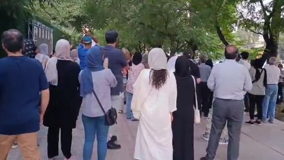 تجمع معترضان به بحران کمبود آب و برق در شیراز، ۳۱ مرداد