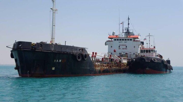 Photo of the seized tanker as released by Iranian state media.