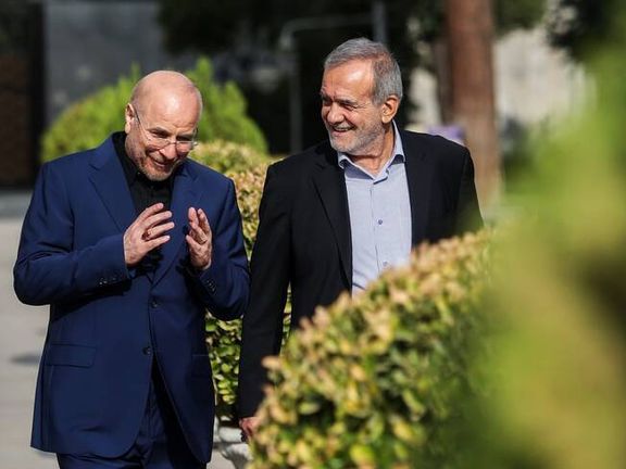 Iran parliament speaker eyes political gain from president's economic woes