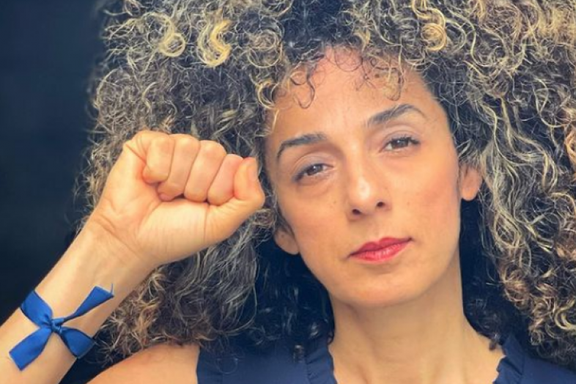 Masih Alinejad, a well-known defender of women's rights living in New York
