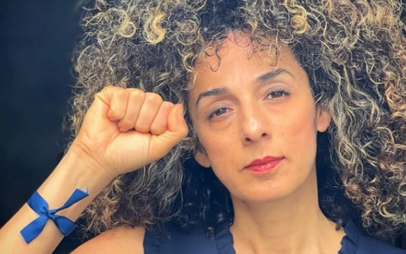 Iranian women's rights activist Masih Alinejad. Undated