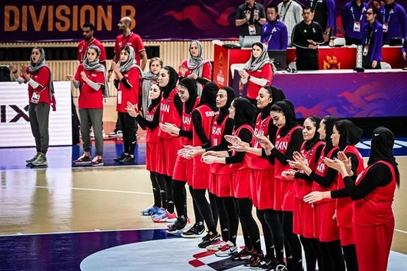 عصبانیت جمهوری اسلامی از همخوانی نشدن سرود رژیم توسط بازیکنان تیمملی بسکتبال زنان