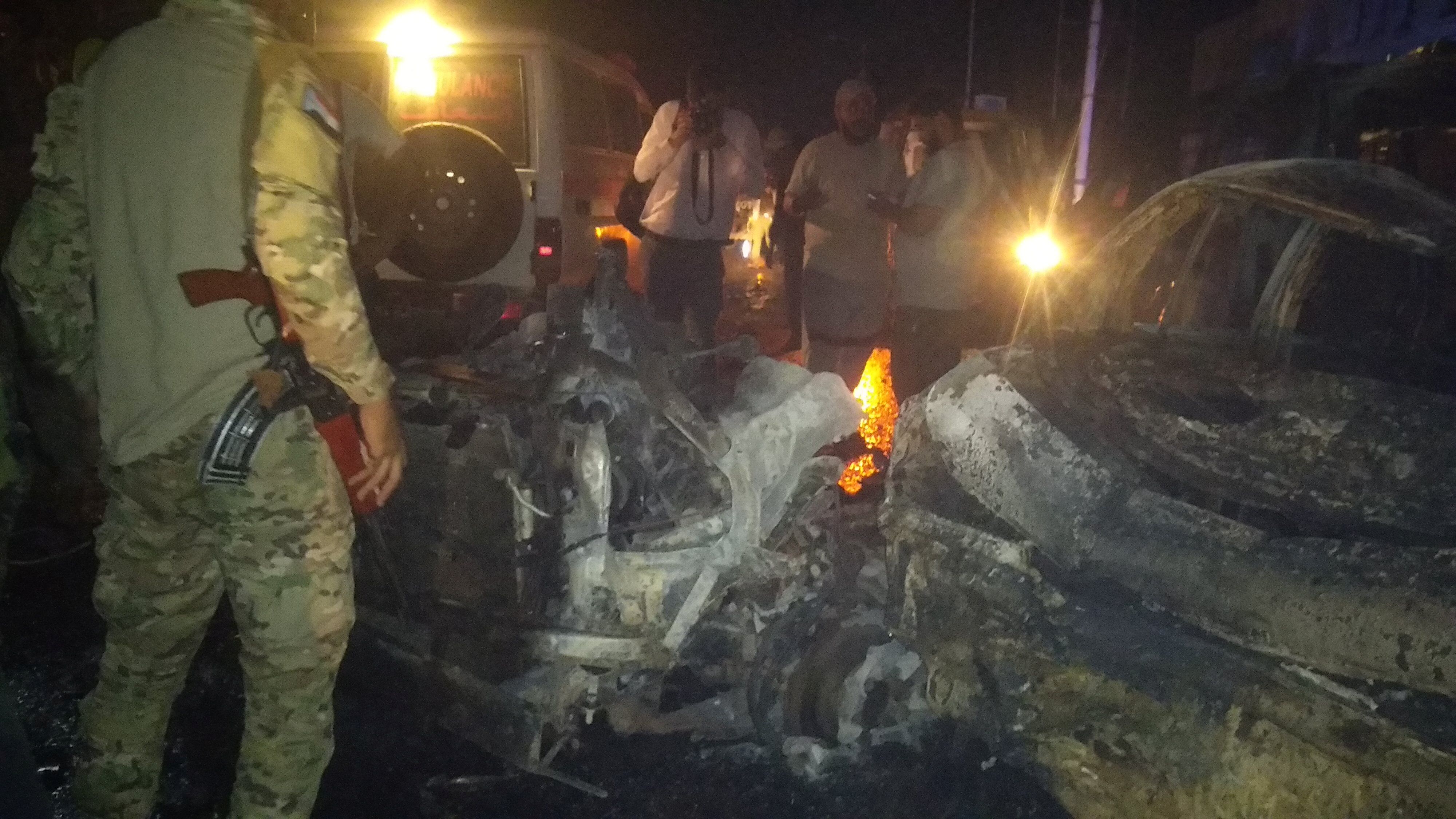 مقام یمنی: بر اثر انفجاری در نزدیکی فرودگاه عدن در جنوب یمن، ۱۲ نفر کشته شدند