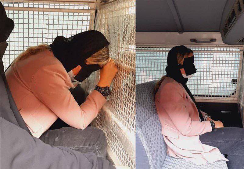 Elahm Afkari being taken to a detention center, November 9, 2022