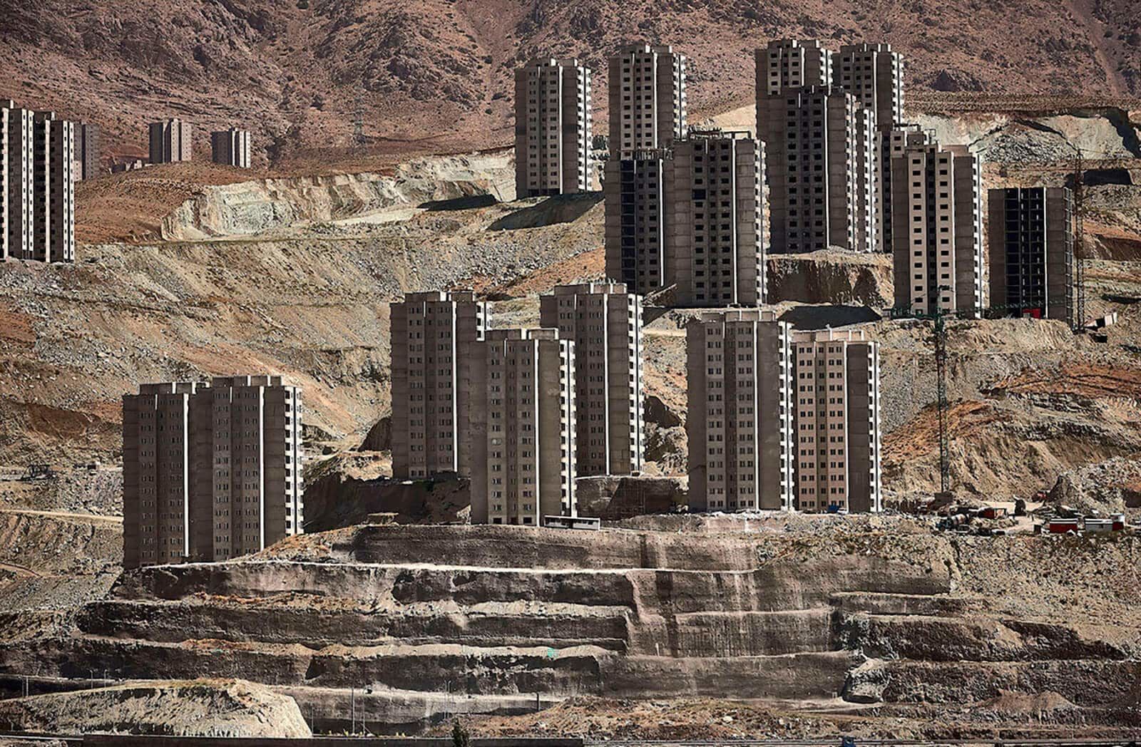 File photo of housing construction in Tehran 