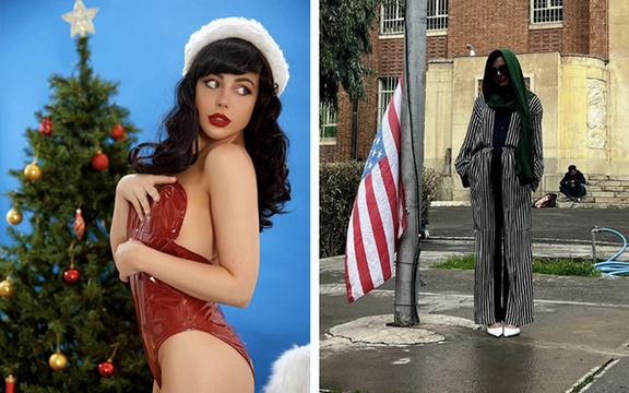 حضور پورن استار آمریکایی در سفارت سابق آمریکا در تهران