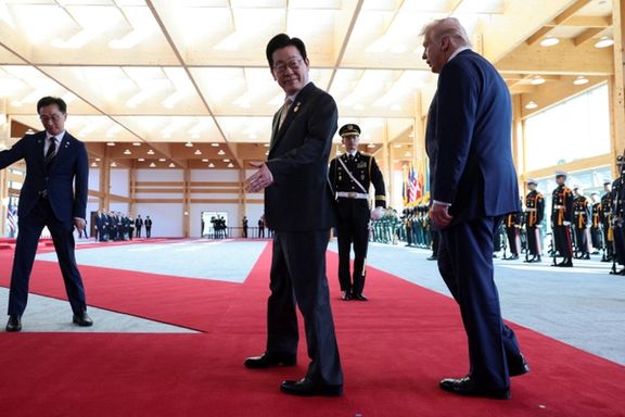 دیدار روسای جمهوری آمریکا و کره جنوبی در حاشیه نشست سران همکاری اقتصادی آسیا-اقیانوسیه (اپک) در شهر گیونگجو، هفتم آبان