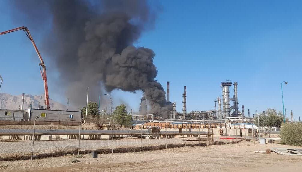 Fire at a refinery in Esfahan (December 2023)