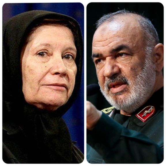 پاسخ مینو محرز به فرماندهکل سپاه درباره ارسال واکسن به آمریکا: خودشان واکسن دارند