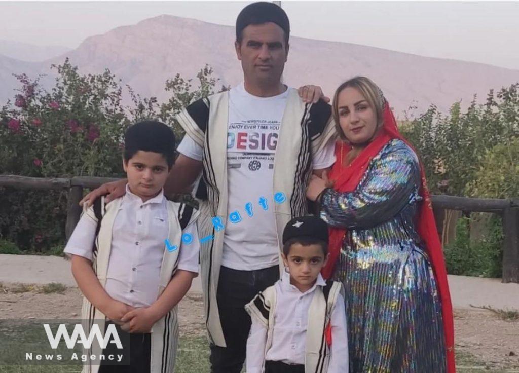 Kian Pourfalk and his family 