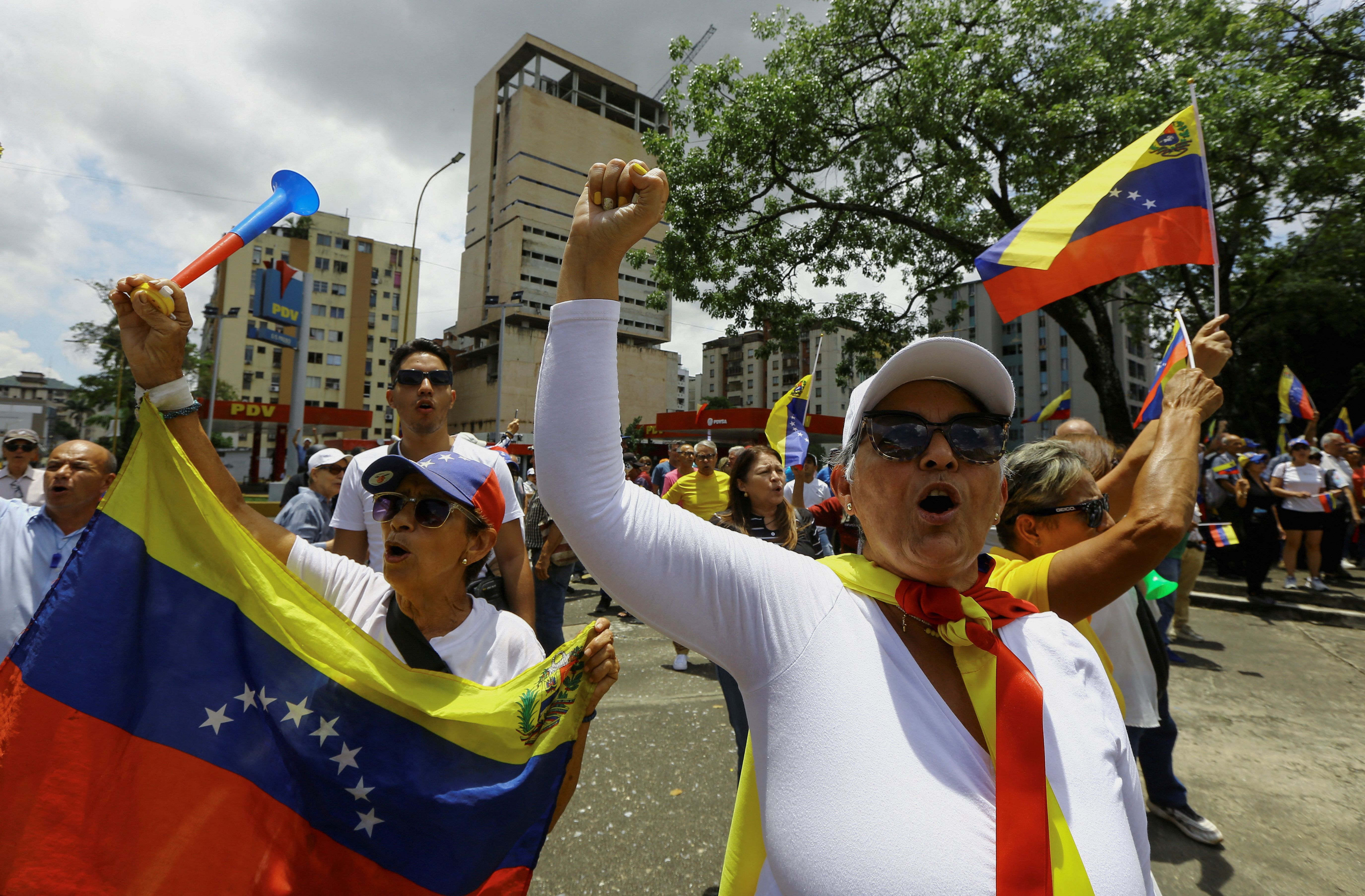 تظاهرات معترضان به نتایج انتخابات ریاست‌جمهوری ونزوئلا، والنسیا، هفتم شهریور