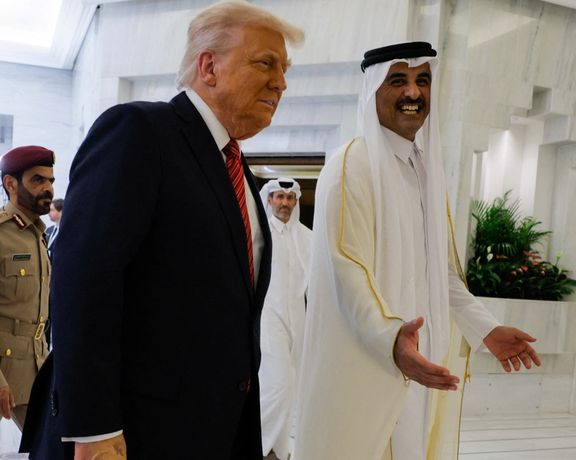 امیر قطر: ترامپ مرد صلح است