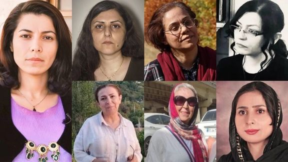 ریحانه انصاری، گلرخ ایرایی، سکینه پروانه، ناهید خداجو، نسرین جوادی، وریشه مرادی و مریم یحیوی