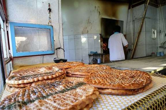 File photo of an Iranian bakery