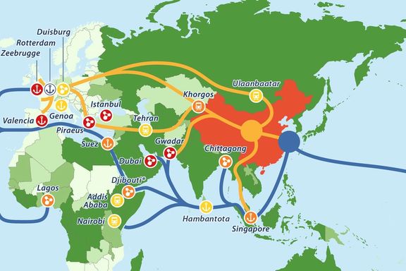 China's Silk road reach throughout the world.