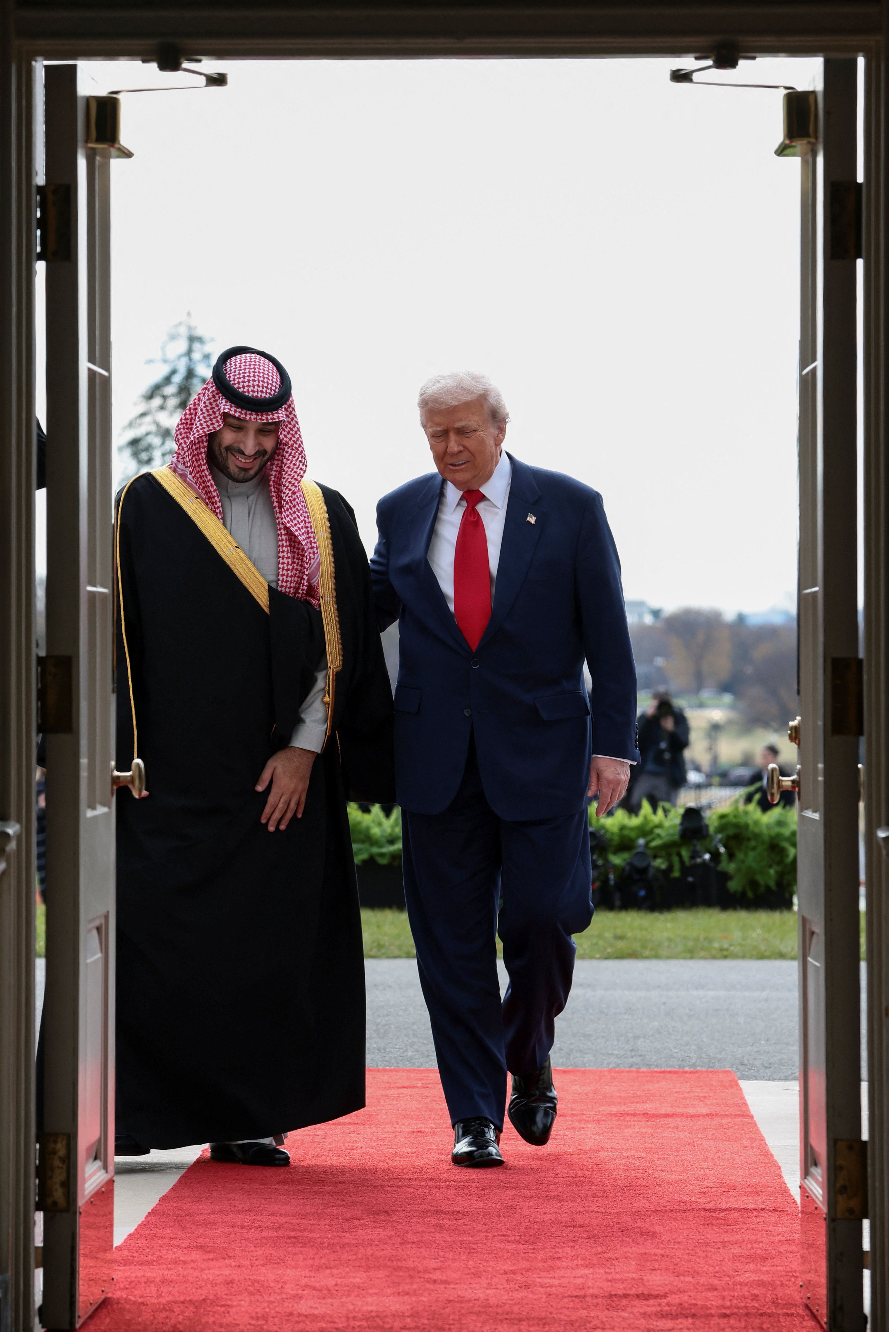 دیدار محمد بن سلمان با دونالد ترامپ، واشینگتن ۱۸ نوامبر ۲۰۲۵