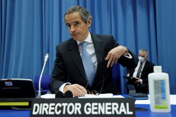 IAEA chief Rafael Grossi before a trip to Iran in early March 2022