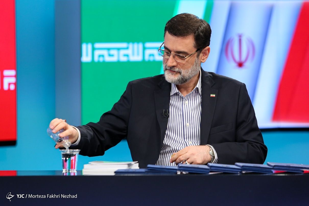 Amir-Hossein Ghazizadeh Hashemi during presidential debate