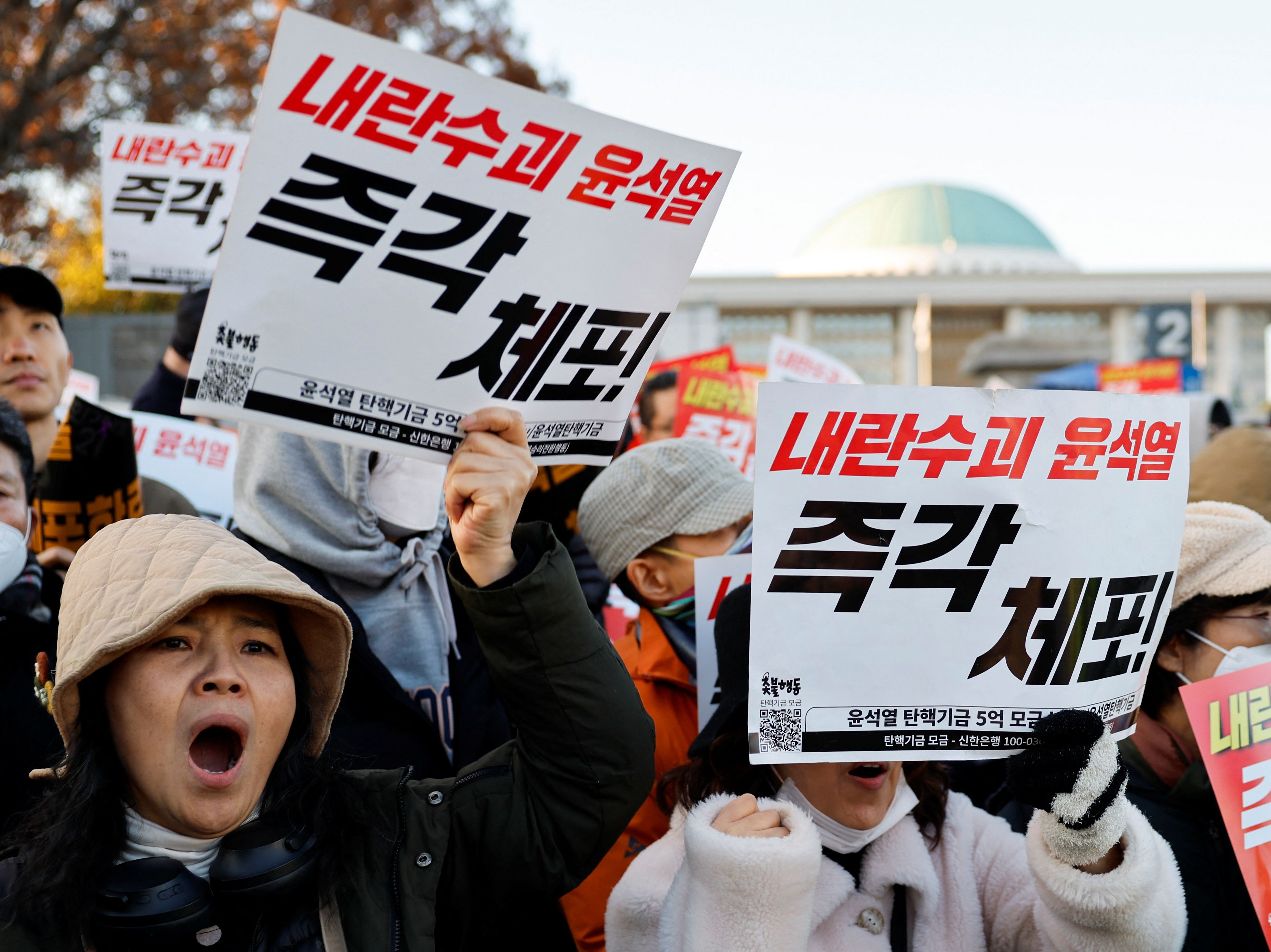 رهبر حزب حامی رییس‌جمهوری کره جنوبی خواستار برکناری او شد