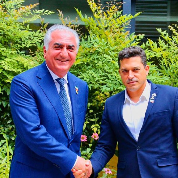 شاهزاده رضا پهلوی و وزیر مبارزه با یهودستیزی اسرائیل دیدار کردند