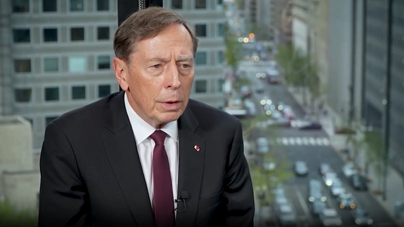 Trump’s 14-day deadline timed for carrier arrival in Mideast, Petraeus says