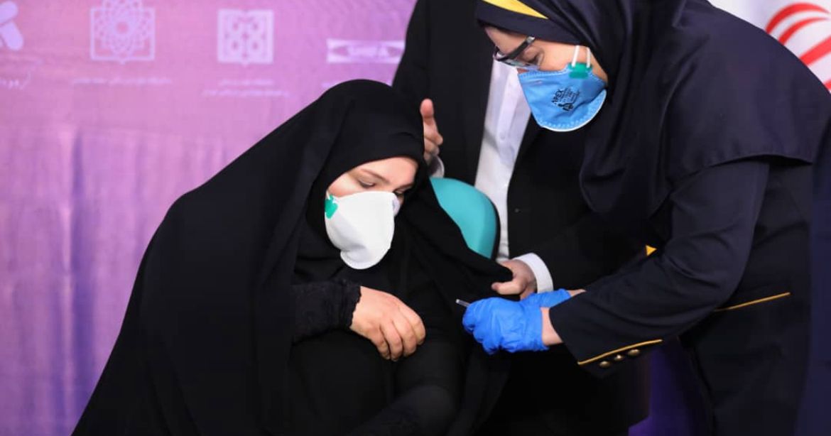 The first phase of the Iranian Barekat COVID-19 vaccine trial began with an injection given to the daughter of the head of the Execution of Imam Khomeini's Order Tayebeh Mokhber On December 29, 2020